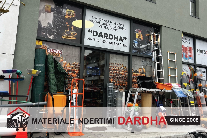 Dyqan materialesh per ndertim me pakice, Bli çimento, Kol ndertimi, Stuk...